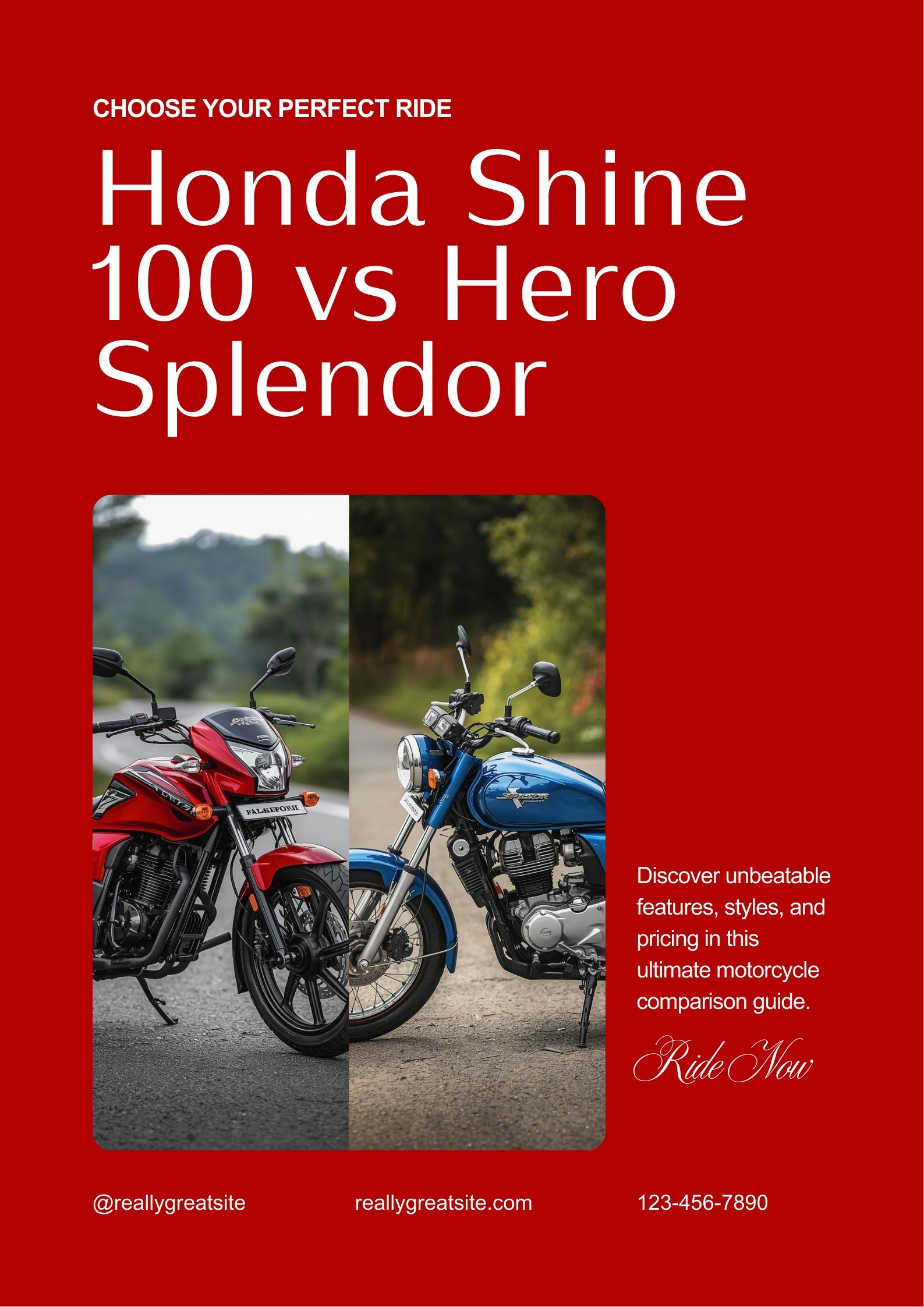 Honda Shine 100 vs Hero Splendor in Balkonda: Which is Better?